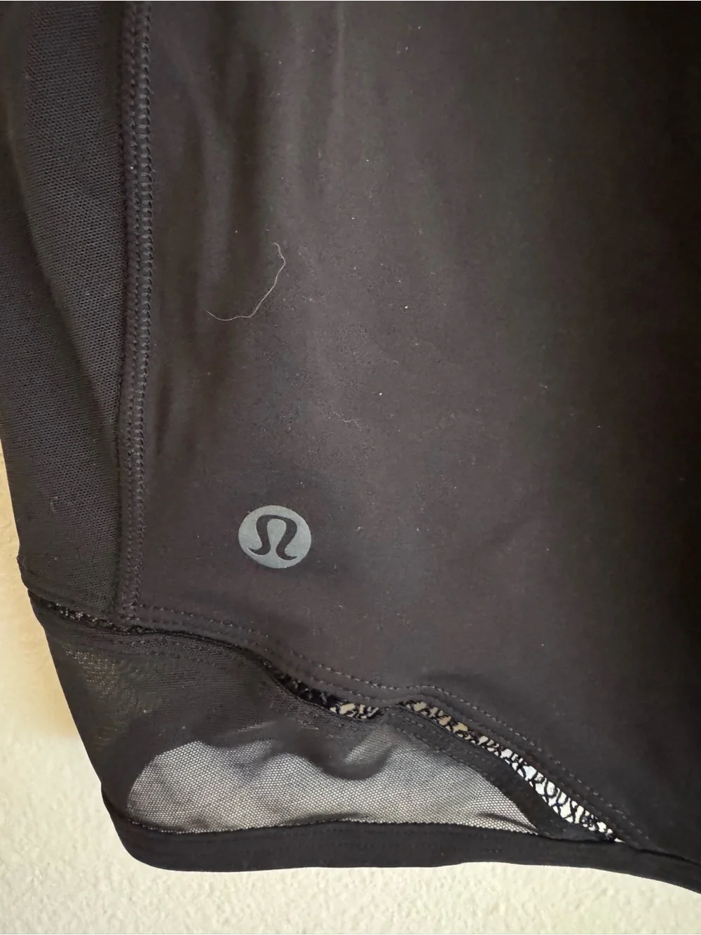 lululemon athletica Black Fast and Free High-Rise Bike Shorts with Side Pockets